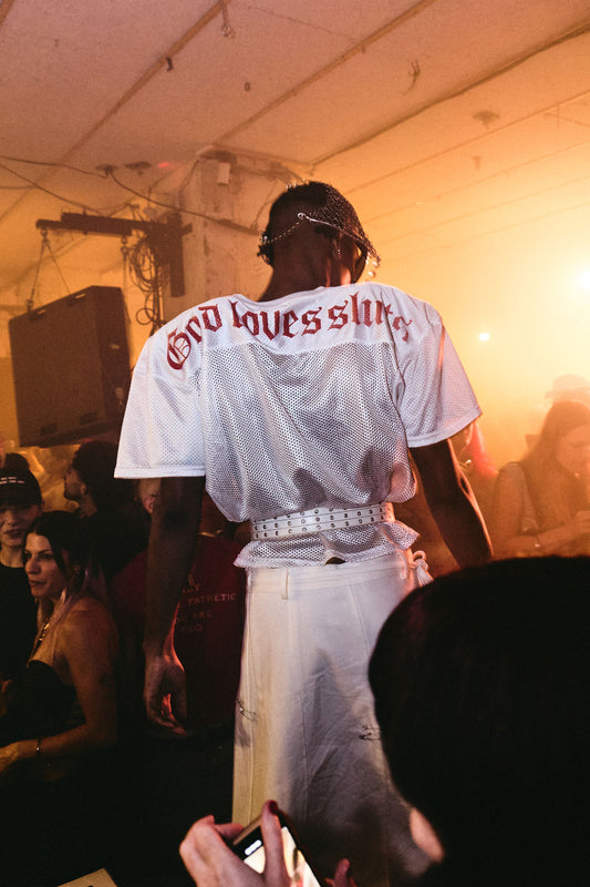 God Loves Sluts Mesh Jersey