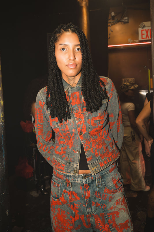 All Prints Denim Jacket