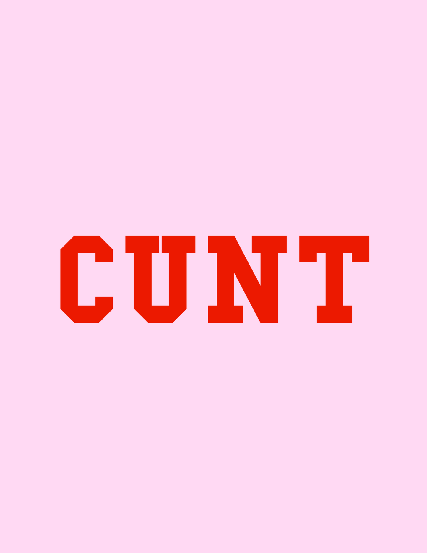 cunt baby tee